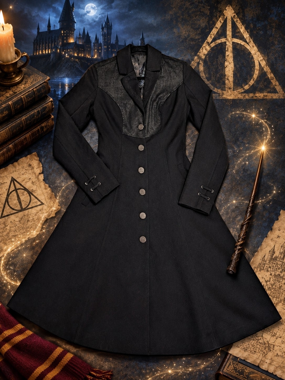 Harry Potter Deathly Hallows Lightweight Coat